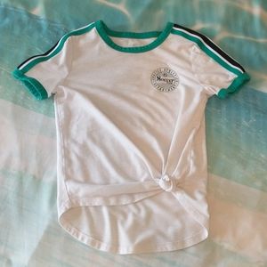 Justice Soccer Team Athletics Dept. Ringer T-shirt